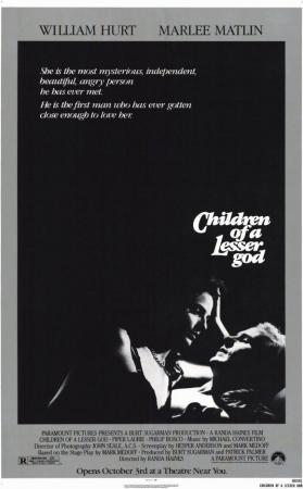 Children Of A Lesser God (1986) poster